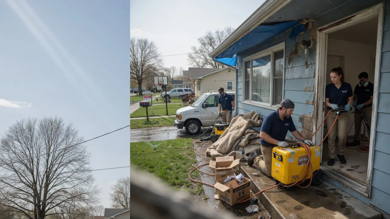 Basement Flood Cleanup in Franktown, CO near me